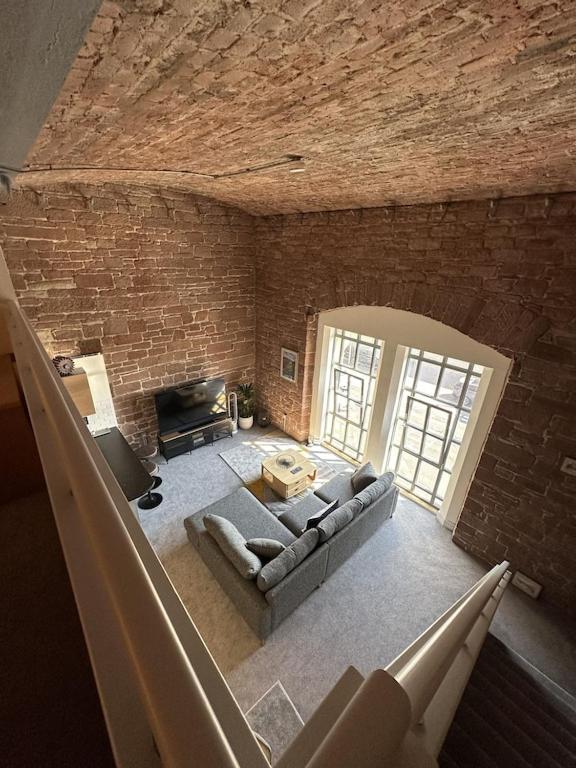 The Engine House At Dixons Chimney Near Carlisle Castle Unique Historic Apartment With 65 Inch Sky Glass And Private Parking Exterior photo
